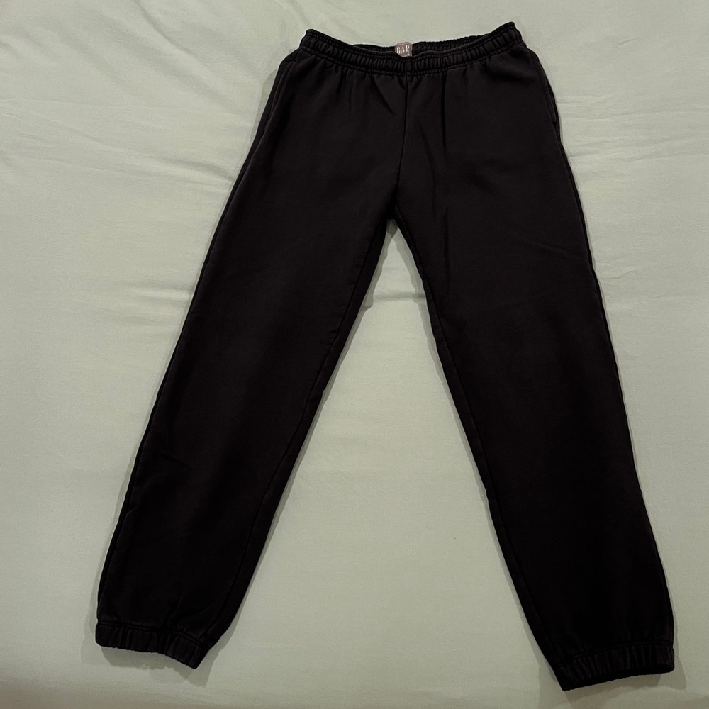GAP Men's Heavyweight Black CottonJogger Sweatpants - Size S - Warm Cozy Short
